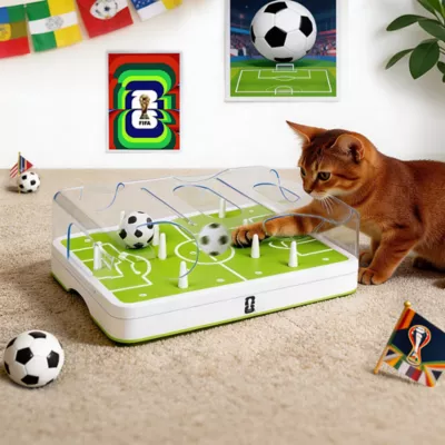 FIFA World Cup 2026 Soccer Field Training Puzzle Cat Toy - Image 2