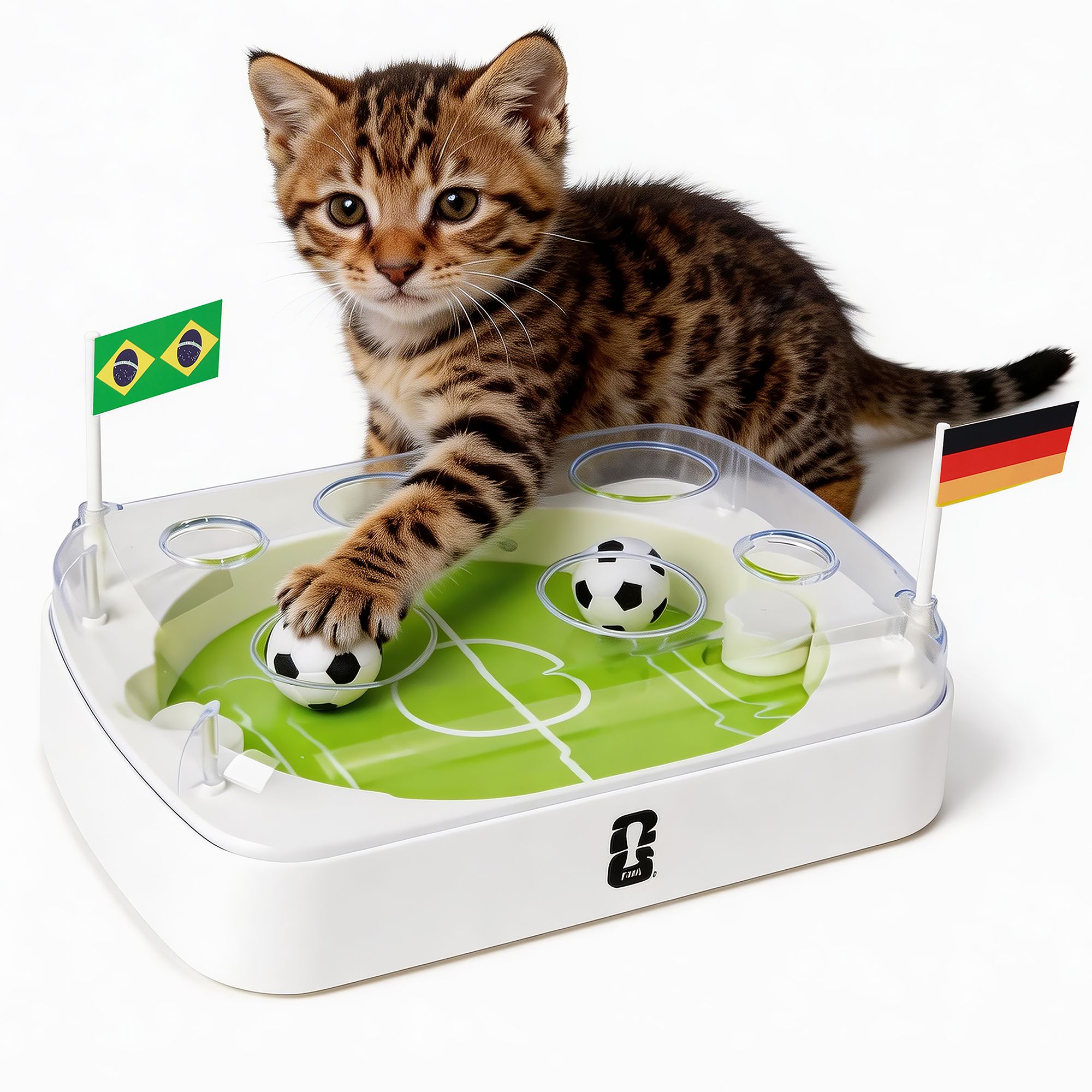 FIFA World Cup 2026 Soccer Game Hunt Training Cat Toy - thumbnail 2