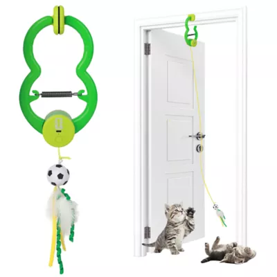 FIFA World Cup 2026 Jumpy Goalie Swing Ball Cat Toy - Image 2