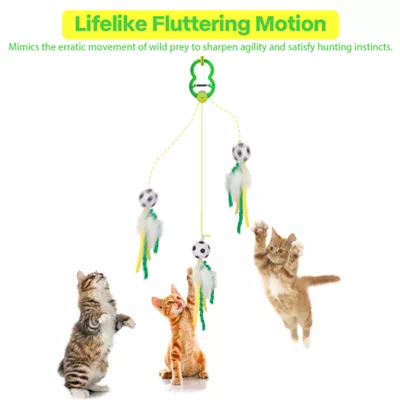 FIFA World Cup 2026 Jumpy Goalie Swing Ball Cat Toy - Image 3