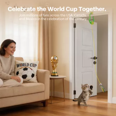 FIFA World Cup 2026 Jumpy Goalie Swing Ball Cat Toy - Image 4