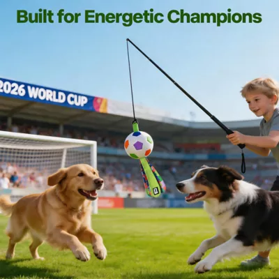 FIFA World Cup 2026 Action Chase Pole Dog Toy - Image 8