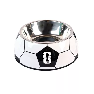 FIFA World Cup 2026 Pet Soccer Bowl - Black, S-L - Image 1
