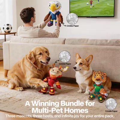 FIFA World Cup 2026 Clutch USA Mascot Plush Pet Toy - Image 5