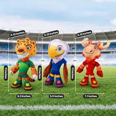 FIFA World Cup 2026 Clutch USA Mascot Plush Pet Toy - Image 6