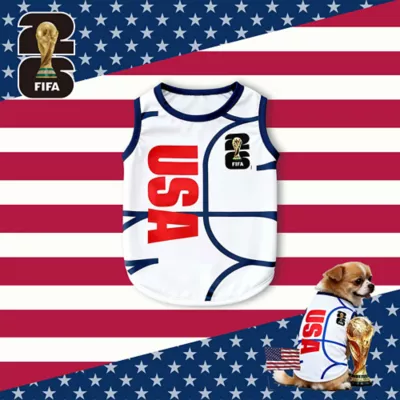 FIFA World Cup 2026 USA National Team Dog T-Shirt - Image 2