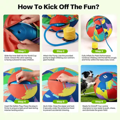 FIFA World Cup 2026 Herding Play Ball Dog Toy - Image 6