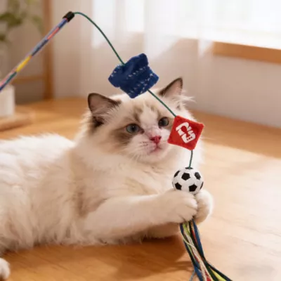 FIFA World Cup 2026 Soccer Cat Wand Toy - Image 5