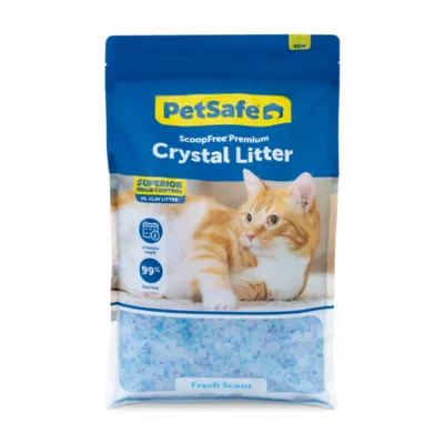 PetSafe® ScoopFree Premium Fresh Crystal Cat Litter, Low-Tracking & Lightweight Litter, Blue - Image 1