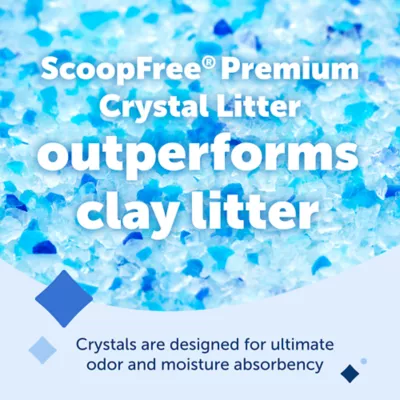 PetSafe® ScoopFree Premium Fresh Crystal Cat Litter, Low-Tracking & Lightweight Litter, Blue - Image 2