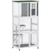 PawHut Wooden Outdoor Catio, Weatherproof & Wheeled with High Weight Capacity image thumbnail 1