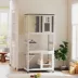 PawHut Wooden Outdoor Catio, Weatherproof & Wheeled with High Weight Capacity image thumbnail 2