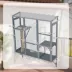 PawHut Wooden Catio Cat Window Box Enclosure for 2-3 Large Cats with 2 Jumping Platforms & Post image thumbnail 3