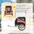 PawHut Dog Bike Trailer, Bicycle Wagon,Cargo Carrier Attachment for Travel,Foldable image thumbnail 3
