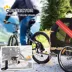PawHut Dog Bike Trailer, Bicycle Wagon,Cargo Carrier Attachment for Travel,Foldable image thumbnail 6