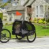 PawHut Dog Bike Trailer with Hitch Coupler, Quick Release Wheels, Reflectors and Flag image thumbnail 2