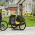 PawHut Dog Bike Trailer with Hitch Coupler, Quick Release Wheels, Reflectors and Flag image thumbnail 2