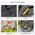 PawHut 2 in 1 Dog Bike Trailer, Dog Stroller with Safety Leash, Hitch, Flag, Reflectors and Cushion image thumbnail 6