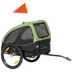 PawHut Dog Bike Trailer, Pet Cart Bicycle Wagon with 20" Wheels and Ventilated Windows image thumbnail 1
