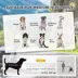 PawHut Dog Bike Trailer, Pet Cart Bicycle Wagon with 20" Wheels and Ventilated Windows image thumbnail 6