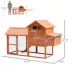 PawHut 82" Deluxe Chicken Coop with Run and Nesting Box image thumbnail 3