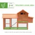 PawHut 82" Deluxe Chicken Coop with Run and Nesting Box image thumbnail 4