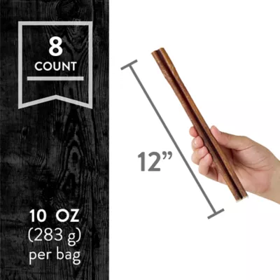 Dentley's® Nature's Chews 12" Bully Stick Dog Chew - Image 2