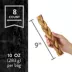 Dentley's Nature's Chews 9" Braided Bully Stick Dog Chews - 8 Count image thumbnail 2