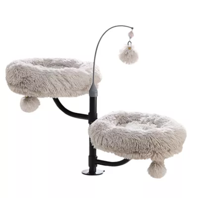 Catry NestUp Dual Desk-Mounted Cat Perch - Image 1