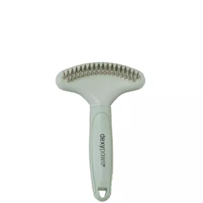 Dexypaws Double-Sided Deshedding Undercoat Rake, Grooming Tool for Dogs & Cats - Image 1