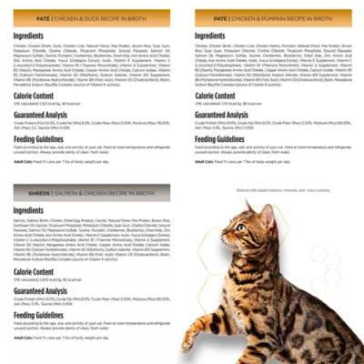 Nulo Prowess Sensitive Stomach Wet Cat Food - Pate & Shreds, Variety Pack, 12 count - Image 4
