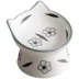 Dexypaws Cat Rise Ceramic Elevated Cat Bowl, Elevated Cat Feeding Bowl image thumbnail 1