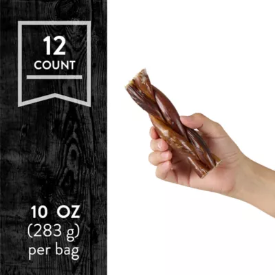 Dentley's Nature's Chews Beef Gullet Braids Dog Chews - 12 Count - Image 2