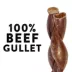 Dentley's Nature's Chews Beef Gullet Braids Dog Chews - 12 Count image thumbnail 3