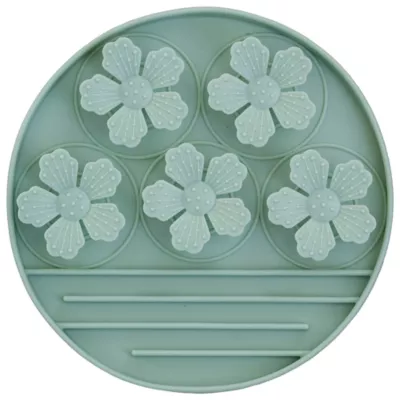 Dexypaws Hide + Seek Flower Slow Feeder, Silicone Dog Slow Feeder - Image 1