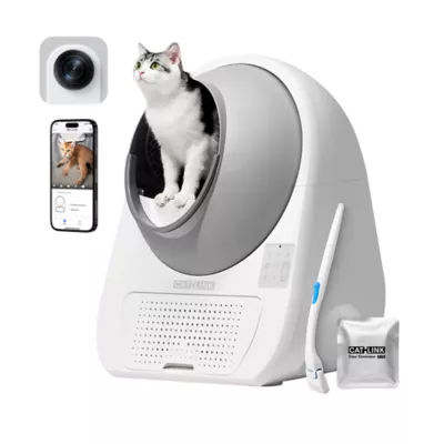 Catlink Pro-Ultra Self-Cleaning Cat Litter Box W/ Built-In Camera & 2-Way Audio, Remote App Control - Image 1