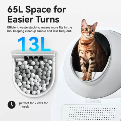 Catlink Pro-Ultra Self-Cleaning Cat Litter Box W/ Built-In Camera & 2-Way Audio, Remote App Control - Image 5