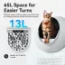 Catlink Pro-Ultra Self-Cleaning Cat Litter Box W/ Built-In Camera & 2-Way Audio, Remote App Control image thumbnail 5