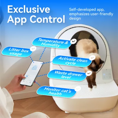 Catlink Scooper Pro-X Luxury Self-Cleaning Cat Litter Box W/ Remote App Control & 4 Cleaning Modes - Image 3