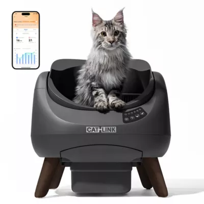 Catlink Open-X Self-Cleaning Smart Litter Box W/ Remote App Monitoring For Single Cat Households - Image 2