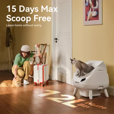 Catlink Open-X Self-Cleaning Smart Litter Box W/ Remote App Monitoring For Single Cat Households - Image 6