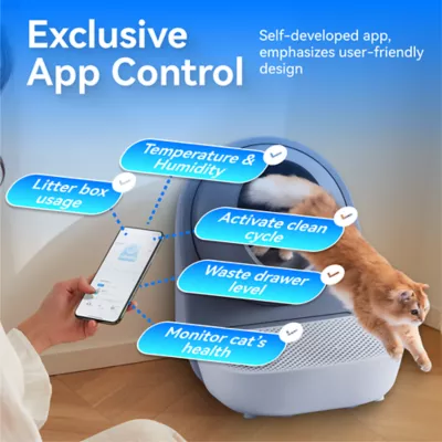 Catlink Scooper Pro-X Luxury Self-Cleaning Cat Litter Box W/ Remote App Control & 4 Cleaning Modes - Image 2