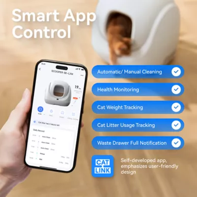 Catlink Scooper SE Litter Box For Single Cat Households W/ Remote App Monitoring & Auto Cleaning - Image 5