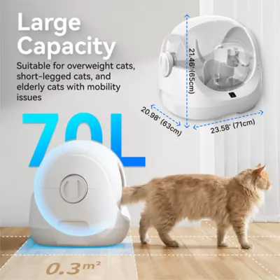 Catlink Scooper SE Litter Box For Multi-Cat Households W/ Remote App Monitoring & Auto Cleaning - Image 8