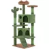 Yaheetech Cactus Cat Tree, Cute Cat House with Large Condo - Green image thumbnail 1