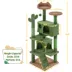 Yaheetech Cactus Cat Tree, Cute Cat House with Large Condo - Green image thumbnail 3