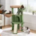Yaheetech Cactus Cat Tree, Cute Cat House with Large Condo - Green image thumbnail 2