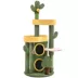 Yaheetech Cactus Cat Tree, Cute Cat House with Large Condo - Green image thumbnail 1