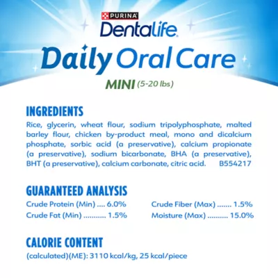 Purina DentaLife Mini, Dog Dental Treat - Chicken Flavor - Image 5