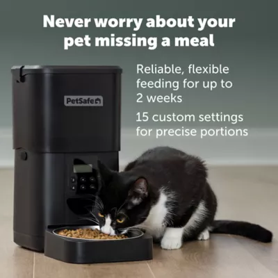 PetSafe® FlexFeed Automatic Pet Feeder, Black, 8 Cup Capacity - Image 4